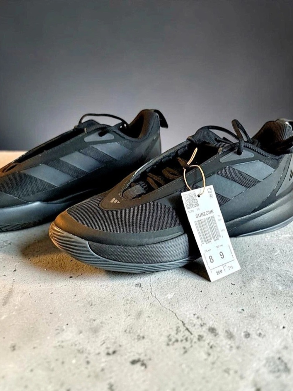 adidas Subzone Basketball Shoes Men's Black US 8